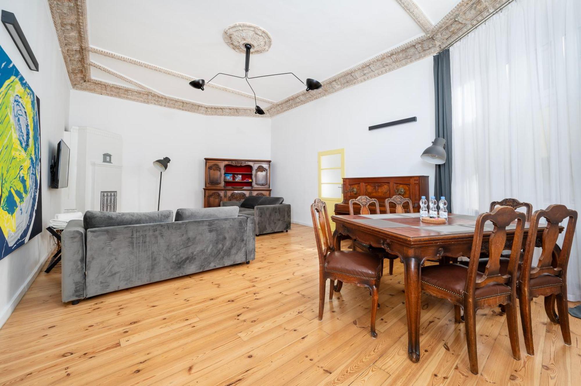 לודז' Central Family Apartment מראה חיצוני תמונה